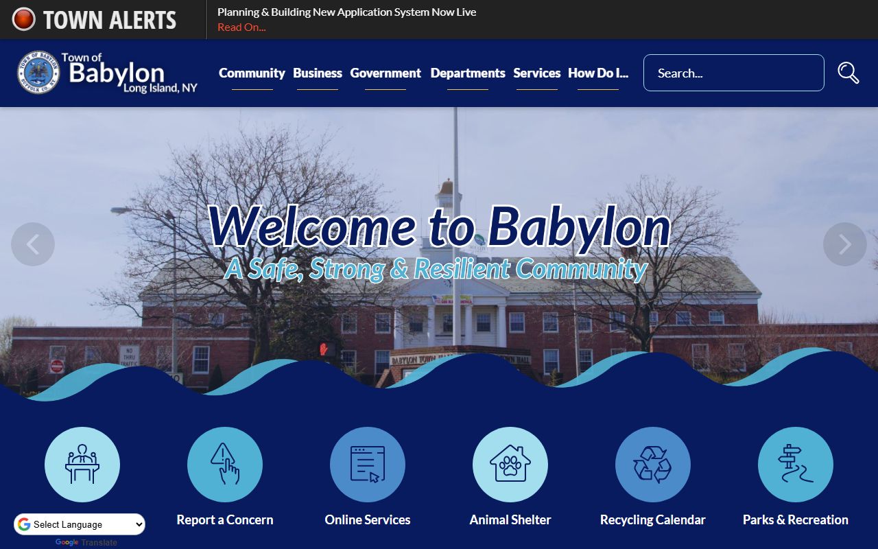 Town of Babylon information page for sex offender monitoring