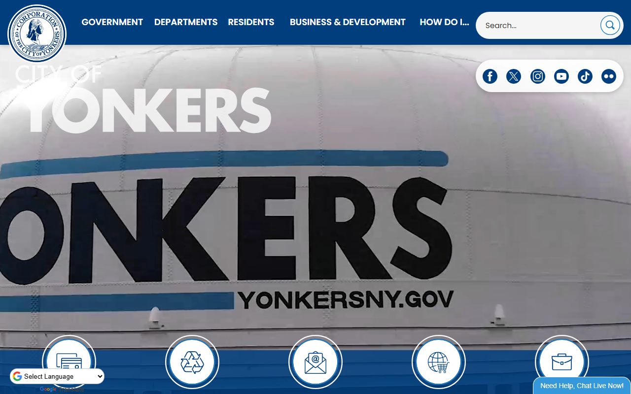 City of Yonkers information page for sex offender monitoring