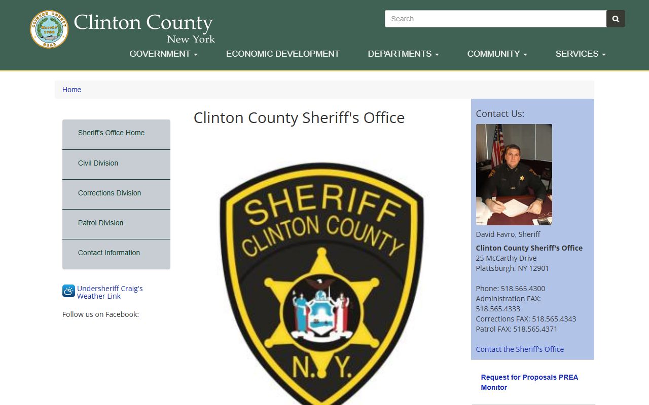 Clinton County Sheriff's Office responsible for sex offender monitoring in Clinton County