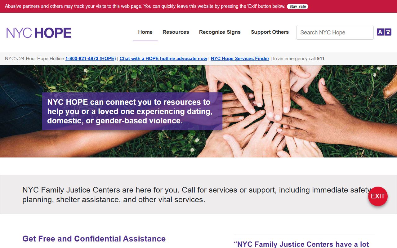 Staten Island Family Justice Center providing victim services in Richmond County