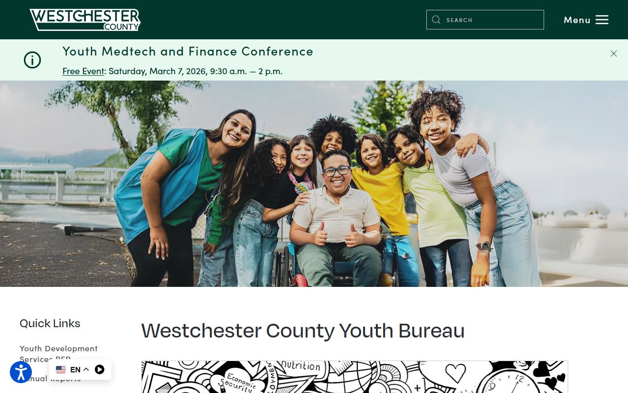 Westchester County Youth Bureau Megan's Law resources for sex offender information